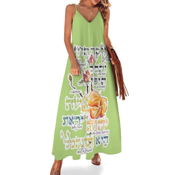 Mujer Virtuosa - Proverbios 31:30 Vestido sin mangas vestido de fiesta vestidos largos para mujer