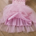 thumbnail image 6 of Girls 3D Butterfly Dress Wedding Birthday Party Princess Dress, 6 of 7