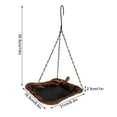thumbnail image 3 of Hanging Bird Feeder Bird Feeder Hanging For Garden Yard Outside Hanging Bird Feeder Tray - Metal Mesh Feeders For Birds, 3 of 9