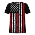 thumbnail image 4 of FAFWYP Mens Big & Tall 3D American Flag Print T-Shirt Independence Day Shirt for Men 4th of July Tops Patriotic Summer Short Sleeve Tees, 4 of 5