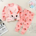 thumbnail image 1 of Pijamas de algodón para niñas, ropa interior para dormir de 0 a 12 meses, conjuntos de ropa de otoño para recién nacidos, 1 of 4