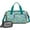 Light Blue Dinosaurs-1, variant on Women Men Gym Bag,Light Green Dinosaurs Leaves Pattern Small Duffle Bag Spend the Night Bags for Women with Shoes Compartment Washbag,Detachable Shoulder Strap,19.7x8.3x11 Inches