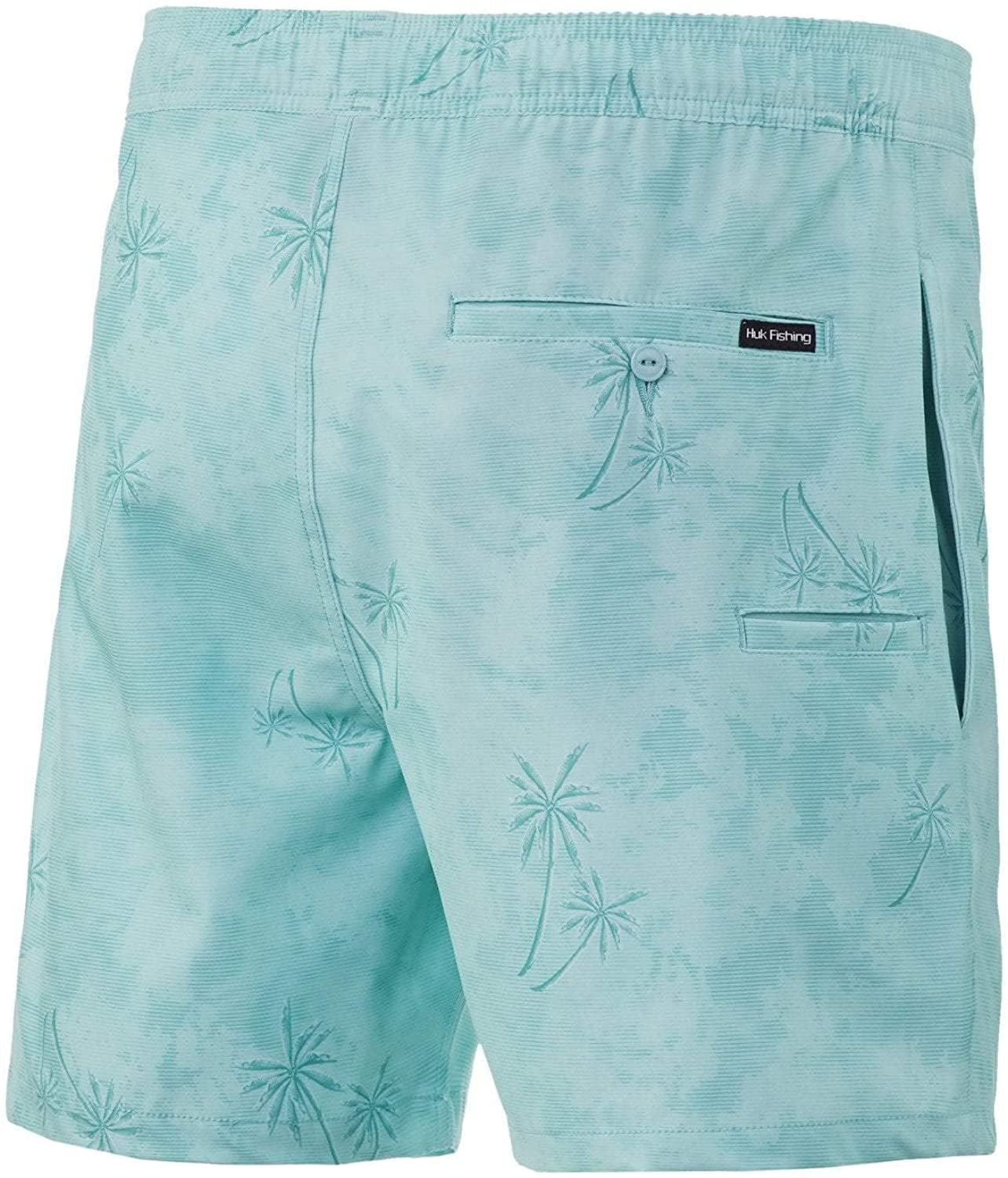 Huk Men#039;s Playa Shorts +UPF Swimming Pi Seashell 30, Quick-Drying  Fishing amp;