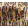 thumbnail image 4 of oneOone Viscose Chiffon Fabric Arrow Ikat Print Fabric BTY 42 Inch Wide, 4 of 4