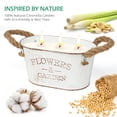 thumbnail image 4 of Giphtpoeet 2 Pack 3 Wick Large Outdoor Citronella Candle Summer Lemongrass Candle for Indoor Outdoor Garden, 12oz Each, 4 of 9