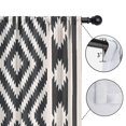 thumbnail image 4 of Blackout Kids Curtains,Boho Bohemia Geometric Line Art Childrens Insulated Curtains Set Of 2,Bedroom Essentials,Toddler Room Decor 52"x84"(132x213cm), 4 of 4
