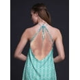 thumbnail image 2 of Bimba Robe de Plage d'Été pour Femmes, Dos Nu, Col Licou, Imprimée Teinture sur Nœuds - Petit, 2 of 6