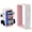White/pink, variant on Multifunctional Video Game Storage Tower Organizer Compatible with Multiple Gaming Consoles, Includes Controller Stands and Disc Case Rack, Made of Durable ABS Material