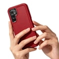thumbnail image 2 of for Samsung Galaxy A26 5G Rugged Case, Triple-Layers [Military Grade Protection] Anti-Scratch Phone Cover Shockproof Heavy Duty Durable Case for Samsung Galaxy A26 5G, Red, 2 of 9
