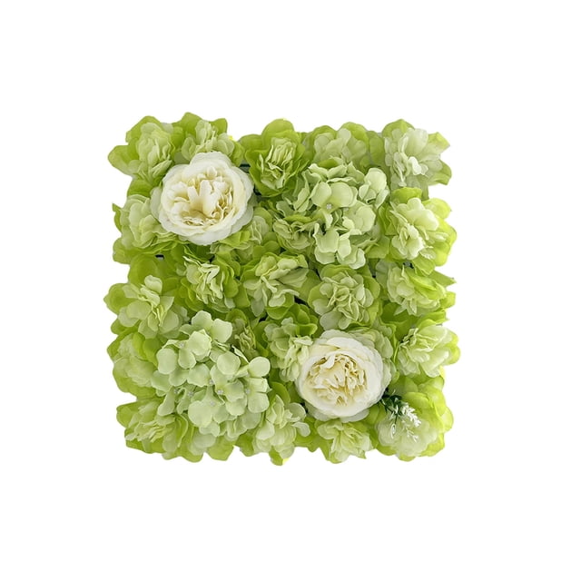 Panel de Flores Artificiales, Arreglo Decorativo de Rosas con Follaje, Fondos Florales, 35 x 35 cm para Bodas, Eventos, Fotografía