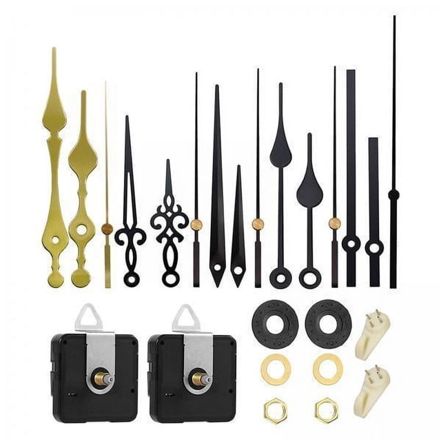 Movimiento del reloj,Piezas de reparación del mecanismo de movimiento del reloj de pared,Motor de reparación del mecanismo del reloj colgante,Kits de reparación del movimiento de