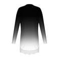 thumbnail image 7 of DxhmoneyHX Girls Tunic Tops Casual Basic Loose T-Shirt Soft Lace Trim Swing Pullover High Low Hem Long Sleeve Crewneck Blouse Tees, 7 of 7