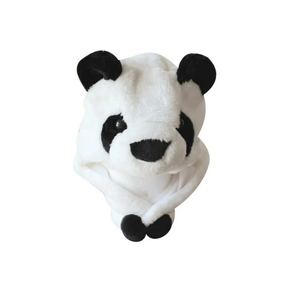 TopTie Halloween Animal Cosplay Hat With Ear Flap, Furry Animal Hood Cap-Panda3