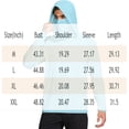 thumbnail image 2 of Men's Sun Hoodie with Built-in Face Mask and Long Sleeves Featuring UPF 50+ Protection for Fishing Hiking Running Beach Days Navy M, 2 of 8