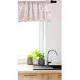thumbnail image 3 of Ambesonne Love Window Valance, Stripe Sketch Heart, 54" X 18", Pale Pink and Black, 3 of 3
