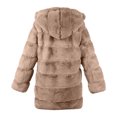 thumbnail image 5 of BLTIBY Fur Coat for Women Hooded,Faux Furry Cropped Fluffy Jacket Winter Fall Open Front Coats Shaggy Warm Elegant Comfy Long Sleeve Outerwear 2024 Khaki XL, 5 of 5