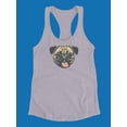 thumbnail image 3 of Sketch Of A Happy Pug Tank Women -Image by Shutterstock, Female x-Large, 3 of 4