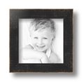 thumbnail image 2 of ArtToFrames 5" x 5" Distressed Black Picture Frame, 5x5 inch Black Wood Poster Frame (WOM-4740), 1 Pack, 2 of 7