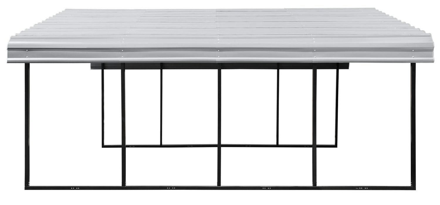 Arrow Carport 20 x 20 - Eggshell