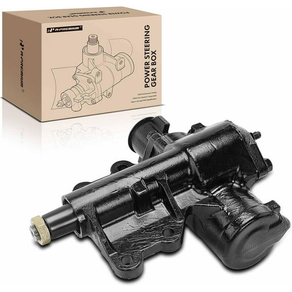 A-Premium Power Steering Gear Box Gearbox Compatible with Ford F-100 F100 1976, F-150 F150 1976-1977, F-250 F250 1976-1979, F-350 F350 1979, 4WD