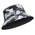 thumbnail image 2 of Camouflage Bucket Hat, Personalized Acrylic Fisherman Hat, Soft and Warm Casual Outdoor Cap for Daily Wear, 2 of 6