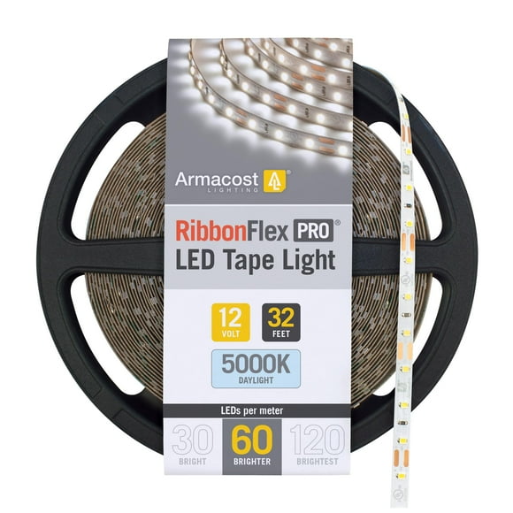 Armacost Lighting RibbonFlex Pro Cinta de luz LED blanca de 12 voltios 60 LED/metro