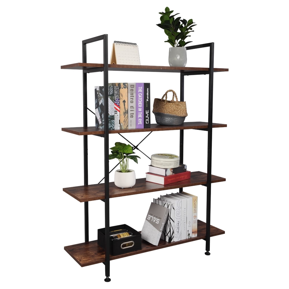 or Office Details about   4-Level Bookshelf Display Unit Organizer with Shelves for Living Room 