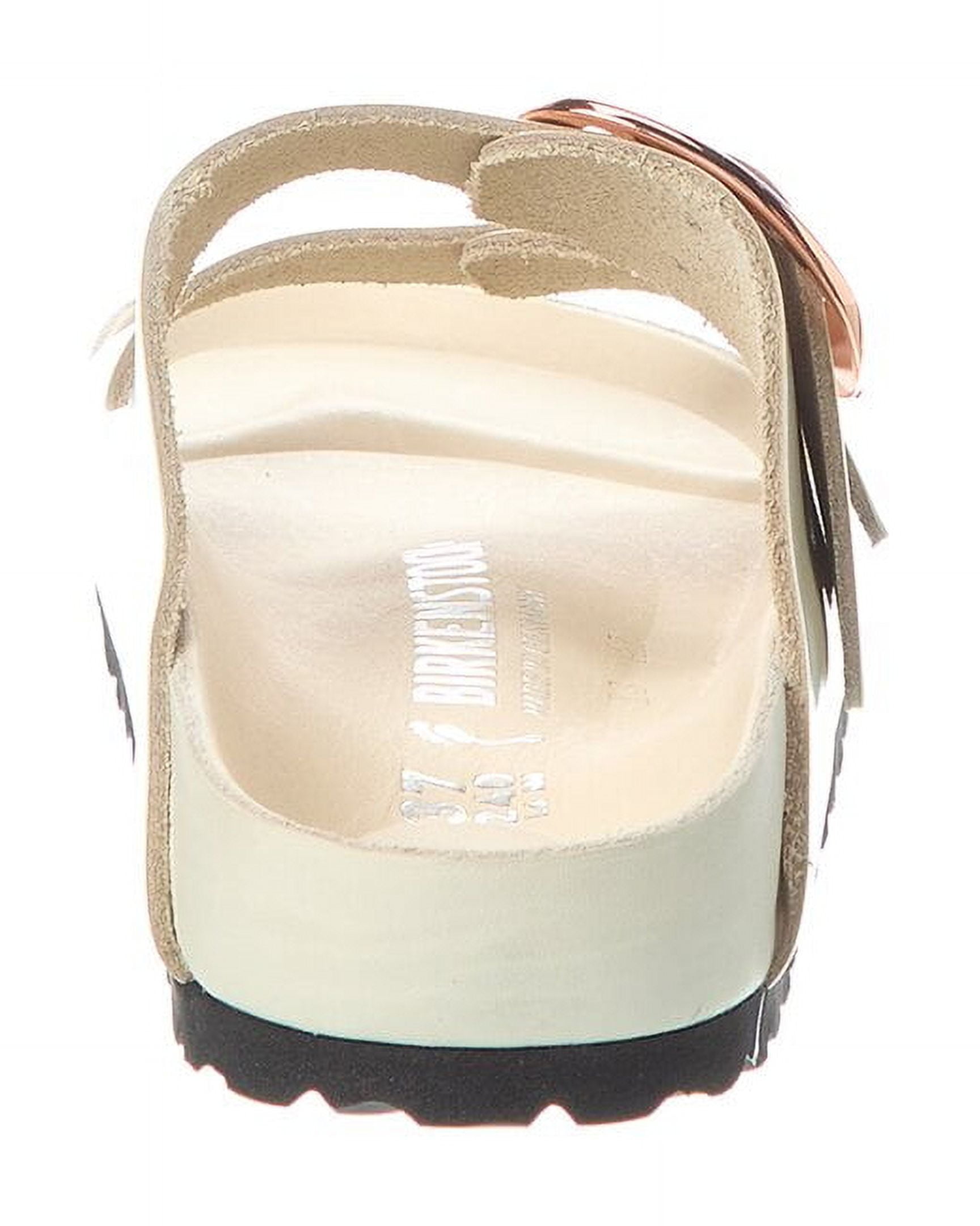 Birkenstock Arizona Big Buckle High-Shine Ecru  1027850 Women's Size 37