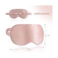 thumbnail image 4 of Natural Silk Pillowcase with Eye Mask, 100% Grade 6A Mulberry Silk Envelope Pillow Cover-Queen, 4 of 4