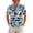 on sale-Light Blue, variant on Men's Hawaiian Free Short Sleeve Button Down Tropical Deep Blue Beach Vacation Shirt Blue L