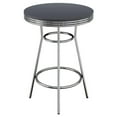 thumbnail image 2 of Winsome Summit Round Pub Table, Black & Chrome - 93030, 2 of 8