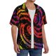 thumbnail image 2 of Fotbe A Bright Abstract Camisa Estampada de Manga Corta para Hombre, Casual de Verano, Estilo Playero, Sin Arrugas-Medium, 2 of 5