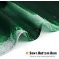 thumbnail image 4 of Dark Green Shower Curtains for Chic Modern Abstract Bathroom Decor, Emerald Green Fabric Shower Curtain, Brush Strokes Oil Painting Style, 72 x 72, 4 of 6