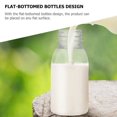 thumbnail image 2 of HLONK 6pcs Milk Bottles Small Juice Bottles Leakproof Milk Bottles Portable Beverage Bottles, 2 of 7