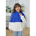 thumbnail image 4 of Sherrylily Girls Fuzzy Fleece Hoodies Sweatshirt Casual Loose Pullover with Pockets 4-15 Years, 4 of 6