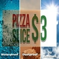 thumbnail image 6 of Pizza Slice $3 Yard Sign 10 Pack of 18 Inch x 24 Inch Single Sided Weatherproof Heavy-Duty Plastic with Stake | Budget-Friendly Pricing, Fresh Ingredients, Restaurant Specials | Made in, 6 of 7