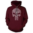 thumbnail image 4 of Punisher Skull Made of Guns Hoodie, 4 of 7