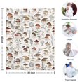 thumbnail image 4 of Red Mushroom Plant Light Pattern Blanket,Comfortable Soft Lamb Wool Throw Blanket,All Season,Warm Lightweight Blankets for Sofa Bed Couch Living Room Chair,30"x40", 4 of 4