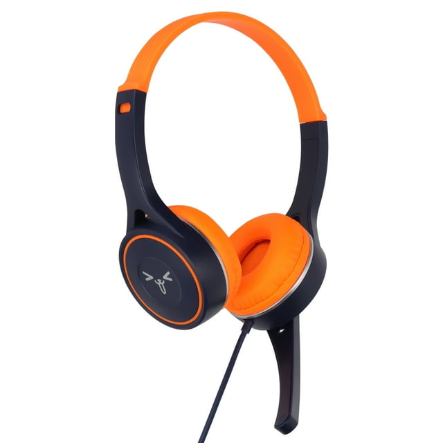 Wired Kids Headset, 3.5mm Jack Children Headset Breathable Comfortable With Sharing Port For Laptops For Smartphones