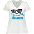 thumbnail image 3 of Inktastic Sunglasses Peace Love And Summer Vacation Women's Plus Size V-Neck T-Shirt, 3 of 5