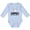 AE-Light Blue, variant on Inktastic Grandma Snuggle Bunny Easter Boys or Girls Long Sleeve Baby Bodysuit