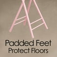 thumbnail image 5 of Lavish Home Backless 24-Inch Folding Stool with 225lb Capacity (Pink), 5 of 9