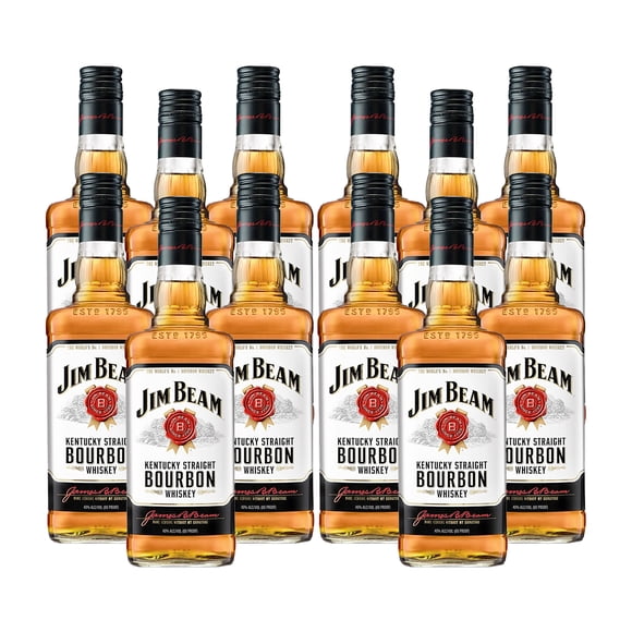 Pack De 12 Whisky Jim Beam Bourbon 700Ml