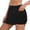 Black, variant on Abomasnow Women's 2 in 1 Running Shorts Elastic High Waist Quick Dry Athletic Gym Workout Shorts with Liner and Pockets