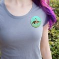 thumbnail image 2 of Sea Turtle Flying Pinback Button Pin, 2 of 4