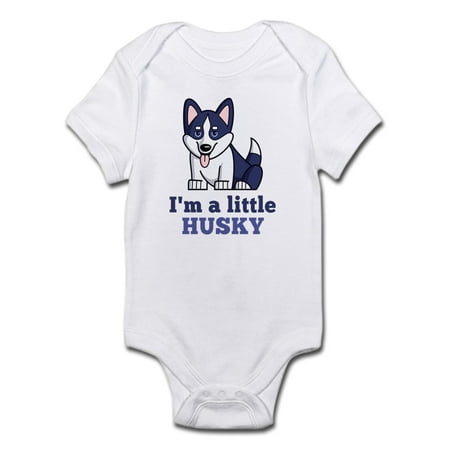 

CafePress - A Little Husky Infant Bodysuit - Baby Light Bodysuit