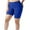 Blue, variant on FAIWAD Plus Size Biker Shorts for Women Summer High Waisted Slim Stretch Workout Running Yoga Athletic Shorts