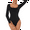 Black, variant on Eternatastic Women's Crew Neck Long Sleeve Bodysuit T Shirts Basic Tops Body Suit