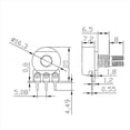 thumbnail image 3 of 36Pcs WH148 Kit de Potenciómetro Único B1K / 5K / 10K / 20K / 50K / 100K / 500K / 1M con Perillas Juego de Potenciómetro Único Tuercas de Eje, 3 of 5