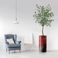 thumbnail image 2 of Artificial Tree in Modern Planter, Fake Eucalyptus Silk Tree for Indoor and Outdoor Home Decoration - 66" Overall Tall (Plant Pot Plus Tree), 2 of 5